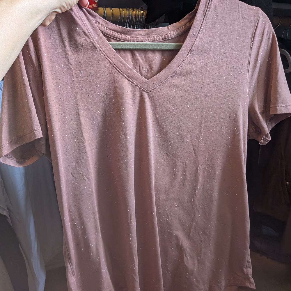 lululemon athletica Dusty Pink Short Sleeve Tee